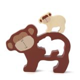 Rompecabezas de Madera Mr. Monkey de Trixie para Bebés - imagen 2