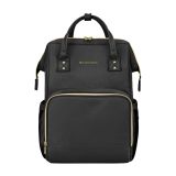 Bolsa de Mamá Siena Negro & Oro Kikkaboo - Elegancia y Funcionalidad