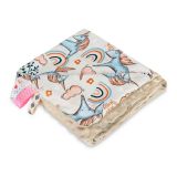 Manta Minky Wonderland Beige de Sensillo con textura suave