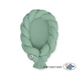 Braided Baby Nest 2 In 1 - Pastel Green