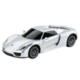 Coche Deportivo RC 1:24 Control Remoto Porsche 918 Spyder Plata
