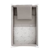 Minicuna Tijera Madera Abete Beige/bco 55x87x74 Cm - Cambrass - imagen 3