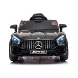 Detalles del coche eléctrico Lean Cars de eco-cuero negro.