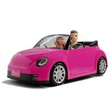 Muñecas con Coche Deportivo Coupé Sonido y Luces 43 cm Rosa