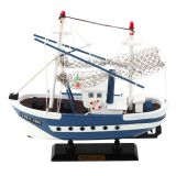 Modelo de barco pesquero Flying Lady 24x23cm