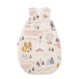 Cotton Sleeping Bag For Children, Size M, 3-12 Months, Tog 2.5, All-season - Little Indians