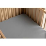 Sábana Cuna Jersey Deluxe Gris 160x80 Sensillo - imagen 3
