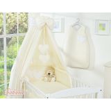 Juego de Cuna 5 piezas My Sweet Baby - Corazones Colgantes Crema - imagen 3