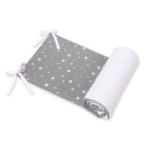 Protector de Cuna Universal My Sweet Baby - Estrellas Mini Blancas
