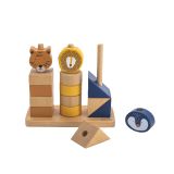 Bloques de animales apilables de madera Trixie - Juguete educativo - imagen 2