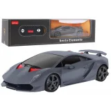 Coche deportivo RC 1:24 Lamborghini Sesto Elemento gris