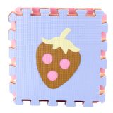 Alfombra Puzzle Educativa de Espuma EVA Frutas y Dulces 16 pcs