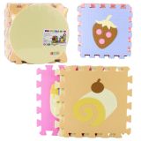 Alfombra Puzzle Educativa de Espuma EVA Frutas y Dulces 16 pcs