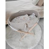 Moisés Boho Hecho a Mano My Sweet Baby - Beige Claro