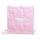 Organizador de Cuna My Sweet Baby - Cot Tidy Corazones Colgantes