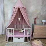 Dosel de techo de muselina – Rosa