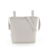 Bolso talega Cambrass Sira beige, detalle tejido algodón reciclado