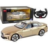 Coche de Control Remoto BMW i4 Rastar Dorado 1:14