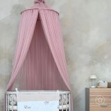 Dosel de techo de tul – Rosa palo