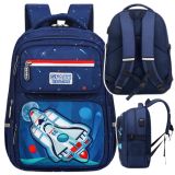 Mochila Escolar con Tema Espacial 41x30x16cm