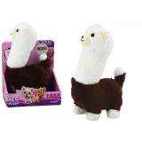 Juego interactivo de carrera con llama alpaca marrón 23cm