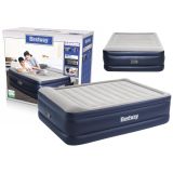 Colchón Inflable Doble con Bomba Bestway 203x152x61 cm