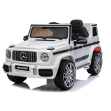 Coche Eléctrico Infantil Mercedes G63 Blanco Lean cars