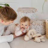 Cesta para Juguetes Rosa Beige Sensillo - Almacenamiento Bebé - imagen 3