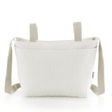 Bolso organizador XL Regent Cambrass color crema, vista frontal