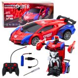 Coche Robot Araña Control Remoto 2 en 1 con Luces y Sonidos