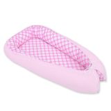 Cocoon Nido Premium para Bebés My Sweet Baby - Rosa con Puntos Blancos - imagen 3