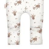 Saco de dormir Waldin con piernas, suave color blanco.