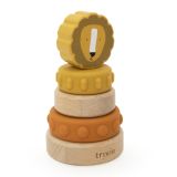 Detalle de los materiales de la torre apilable Trixie - Mr. Lion