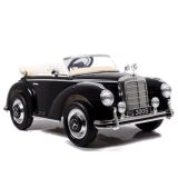 Coche eléctrico infantil Mercedes-Benz 300S negro LS-618 LEAN CARS vista frontal
