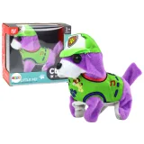 Perro de Peluche Interactivo que Camina y Ladra Morado