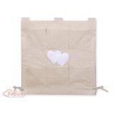 Organizador de Cuna My Sweet Baby con 6 Bolsillos Beige