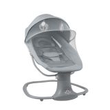 Columpio eléctrico Kikkaboo Winks Beige-Grey 2024 para bebés