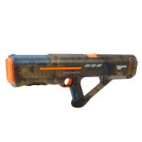 Fusil de Agua Eléctrico Recargable Transparente Negro 55 cm
