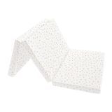 Colchón Plegable Kikkaboo 60x120 cm para Bebés con Diseño Hearts