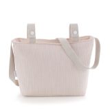 Bolso organizador Cambrass Cloe rosa, detalle tejido polycotton