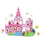 Bloques magnéticos en pastel y transparente para jugar