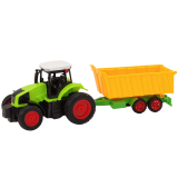 Tractor Control Remoto con Remolque RC 1:16 Color Verde