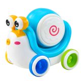 Caracol Interactivo de Tambor Musical Educativo Azul