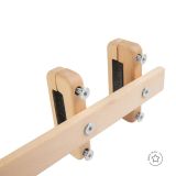 Varilla de madera para dosel Woody de Waldin en color natural, ideal para decoración infantil.