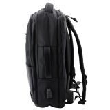 Mochila de Negocios Urbana con USB Negra 26L 45cm