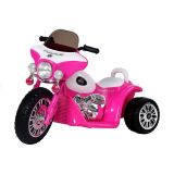 Moto Eléctrica Rosa JT568 para Niños