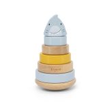 Torre apilable de madera Mr. Shark Trixie - Juguete educativo
