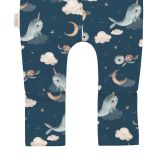 Saco de dormir Ballenas en azul marino, cómodo y acogedor