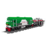 Tanque de tren controlado por remoto de bloques de construcción