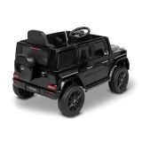 Interior del coche eléctrico Mercedes-Benz G580 negro Toyz con asiento de eco-cuero